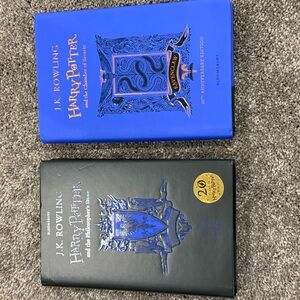 Harry Potter Book 1 & 2 Ravenclaw House Editions Book Set NEW